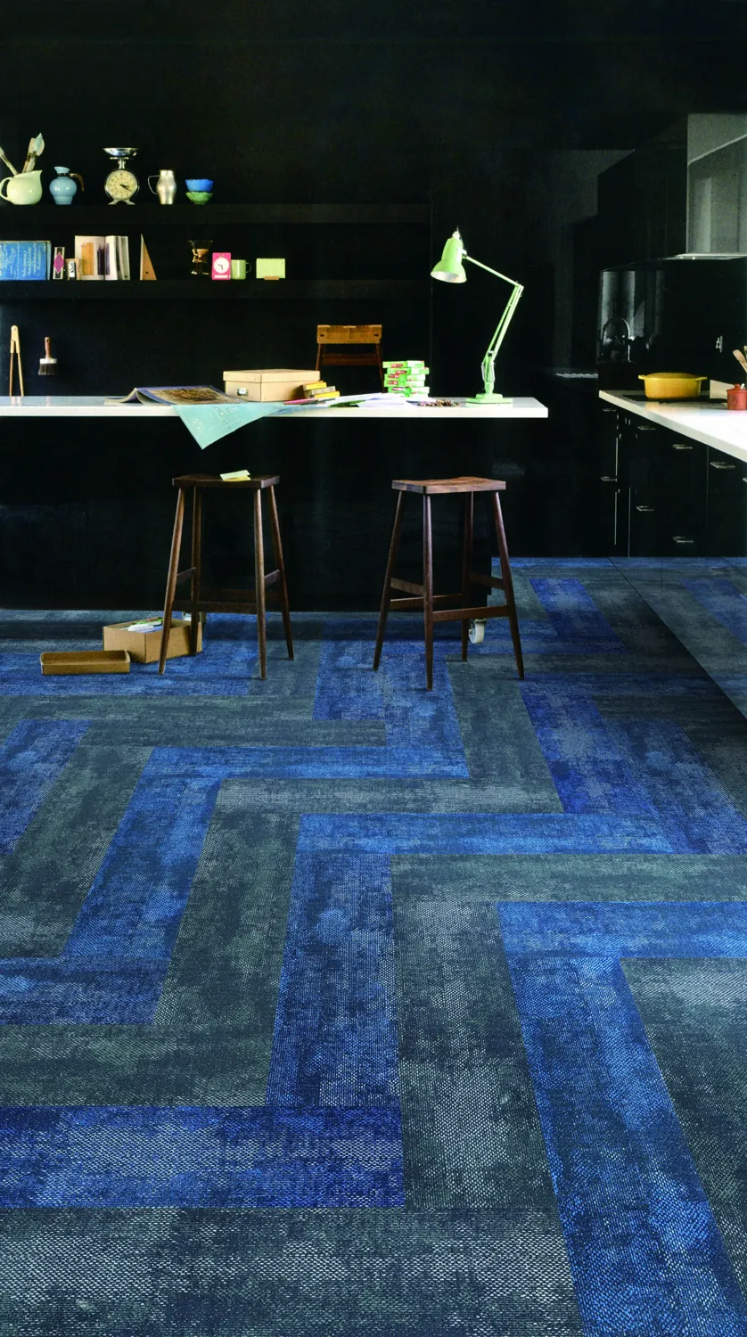 Forest flocked flooring